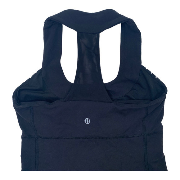 Lululemon Racerback Black Racerback‎ Top Sz 6 - Picture 4 of 4